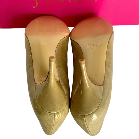 NWT J. Crew Posie Patent Leather Peep-toe Heels - NEW In Box - Sz 9 - Picture 6 of 9